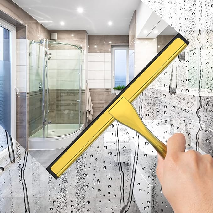 All-Purpose Stainless Steel Shower Squeegee - Image 3