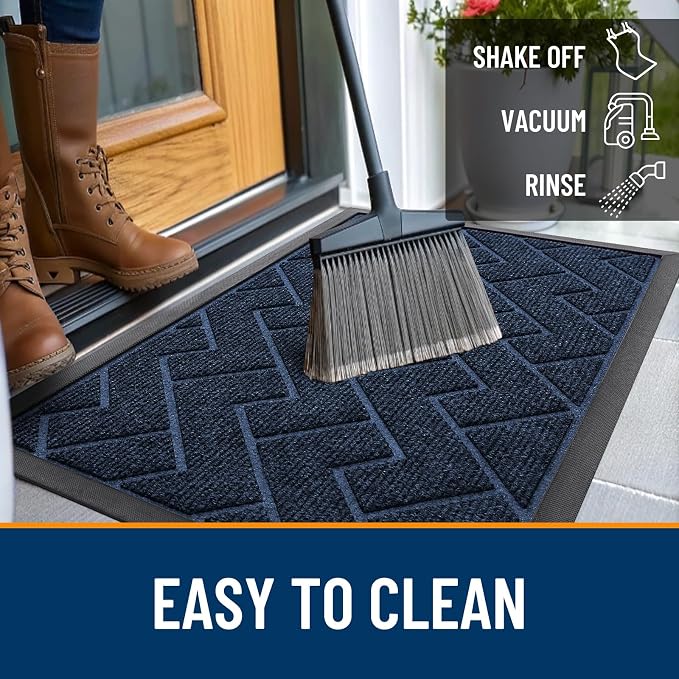 OLANLY Front Door Mat Indoor Outdoor Entrance, Waterproof All-Season, - Image 6