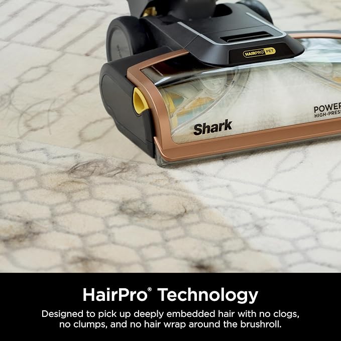 Shark CarpetXpert HairPro with StainStriker, Upright Carpet, Area Rug & - Image 7