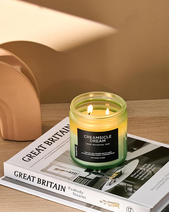 M&SENSE Orange Creamsicle Summer Scented Candle - Image 7