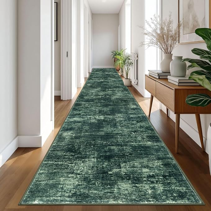 IOHOUZE Abstract Runner Rug 3x20 Ft Extra Long Washable Runners - Image 8