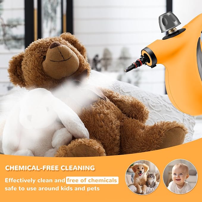 Spurgehom Handheld Steam Cleaner, Portable Steamer - Image 4