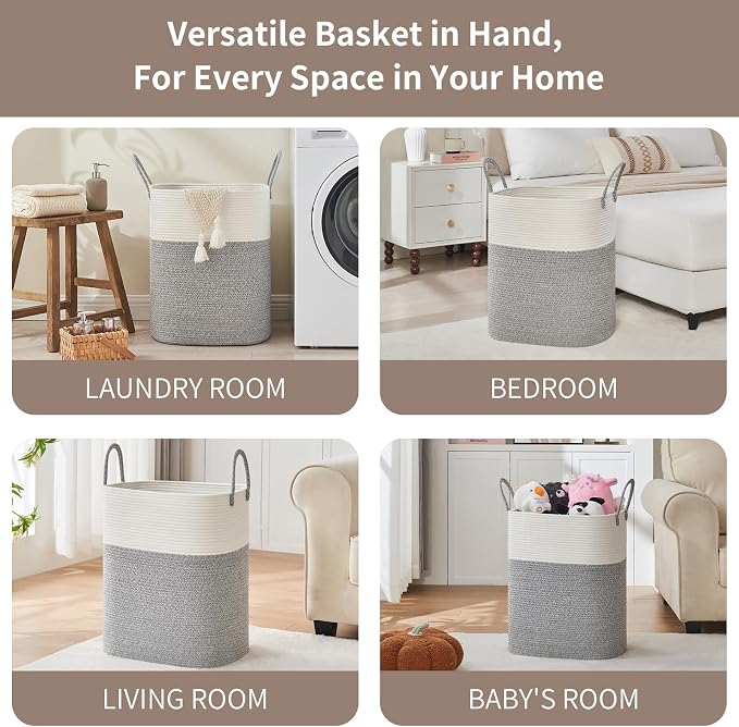 Laundry Basket with Handles - Image 3