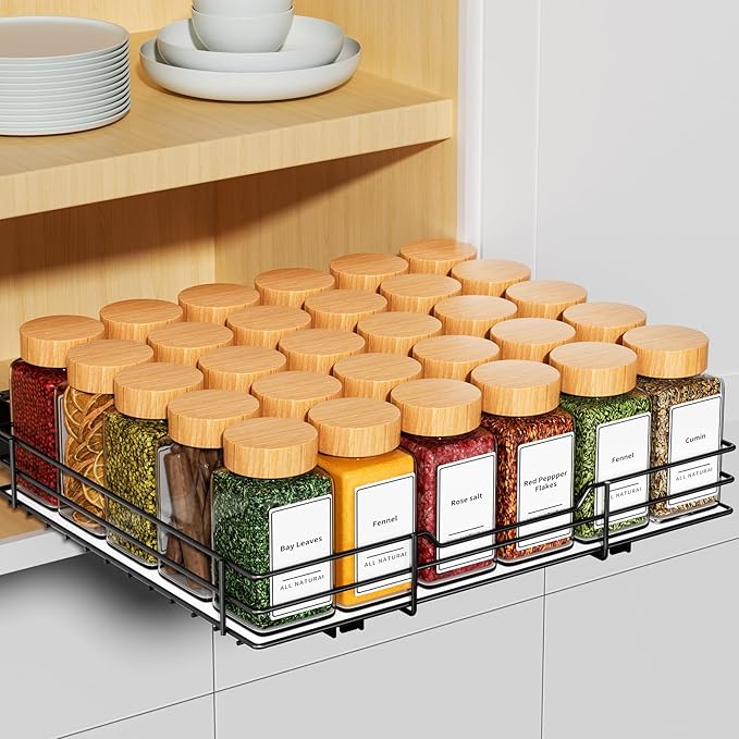 RCHYFEED Pull Out Spice Rack Organizer by RCHYFEED