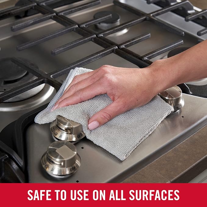 Rubbermaid All Purpose Microfiber Cleaning Cloth Towels, Non-Scratch, - Image 7