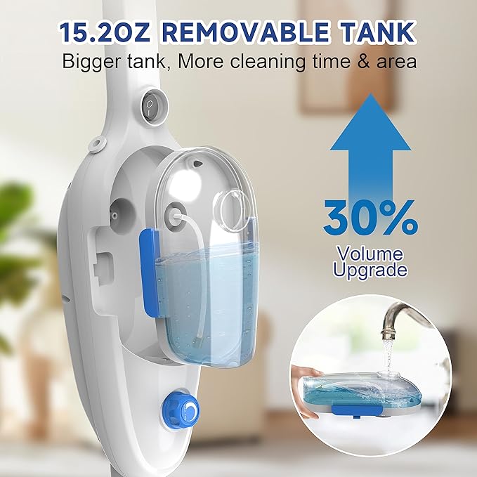 Steam Mop for Floor Cleaning, 10in1 Multi Purpose Handheld Steamer Cleaner - Image 6