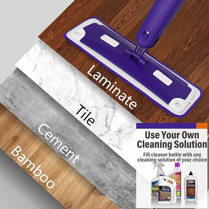 Mops for Floor Cleaning, Wet and Dry Spray Mop - Image 6