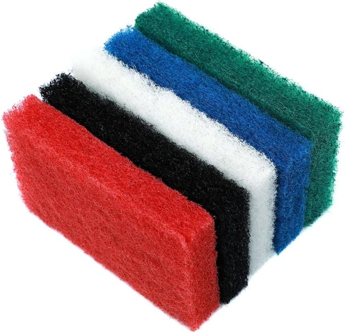 6pcs Scrubbing Pad Kit Interchangeable Reusable Handle | 5 Different Scrubbing - Image 8