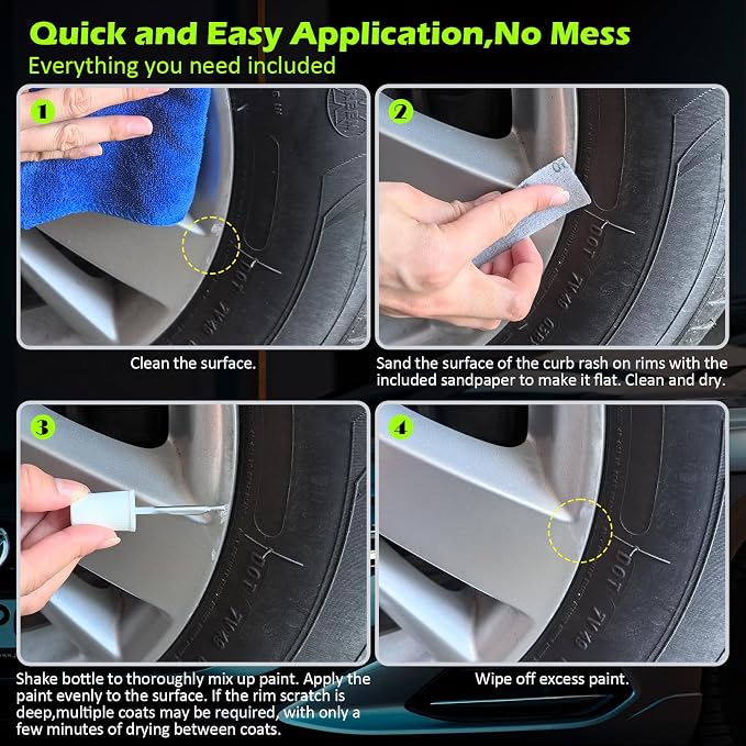 FOLLOWIN Silver Rim Touch Up Paint - Image 4