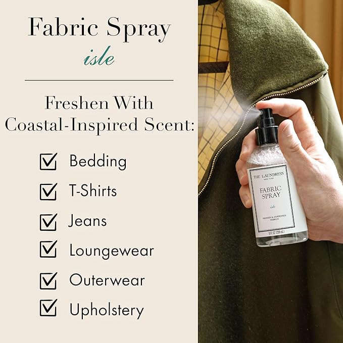 The Laundress Isle Fabric Spray, Wrinkle Release and Linen Spray, Upholstery - Image 5