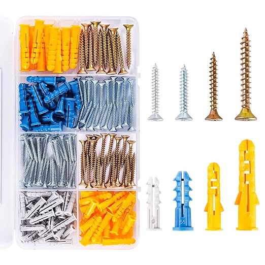 KURUI Wall Anchors Kit for Hanging Wall Art Decor, Plant Hooks, 135 Screws and - Image 4