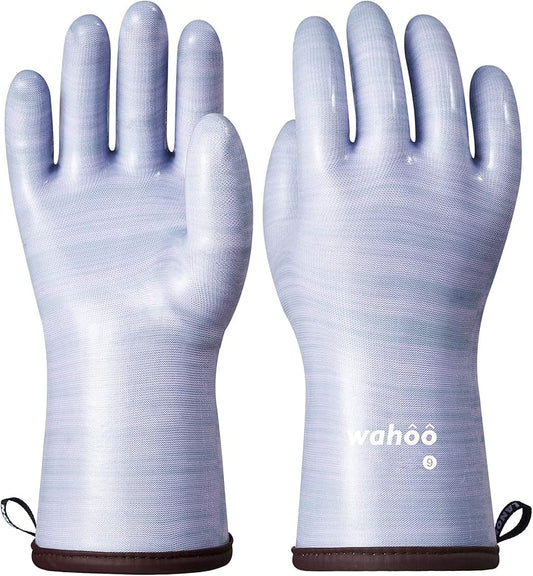 LANON Protection Wahoo Liquid Silicone Smoker Oven Gloves, Food-Contact Grade by LANONProtection
