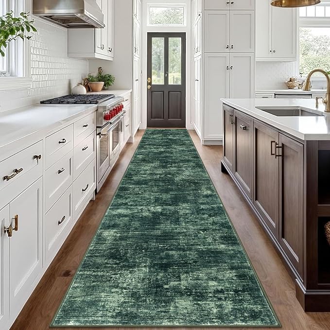 IOHOUZE Abstract Runner Rug 3x18 Ft Washable Runners - Image 2