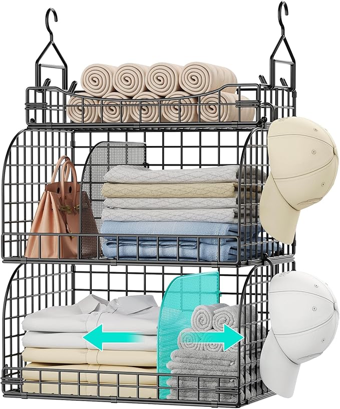 HapiRm Hanging Closet Organizer Storage by HapiRm