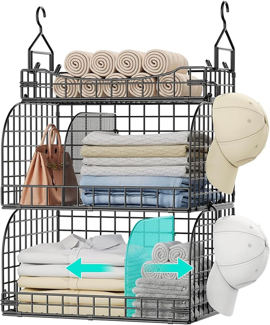 HapiRm Hanging Closet Organizer Storage by HapiRm