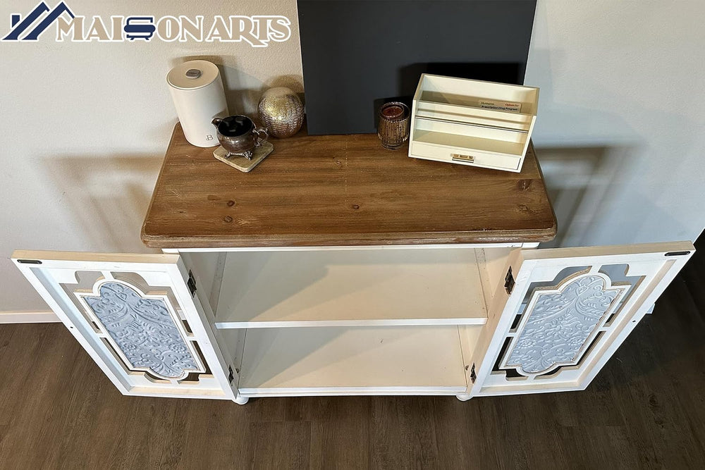 MAISON ARTS Accent Cabinet with Doors, Entryway Storage Buffet Cabinets