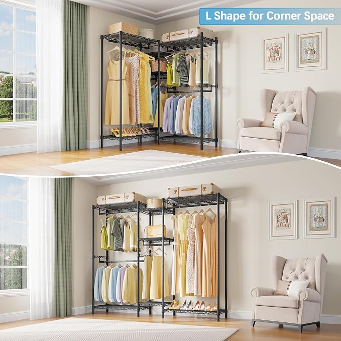 VIPEK Classic V6 Medium Wire Garment Rack Heavy Duty Clothes Rack - Image 3