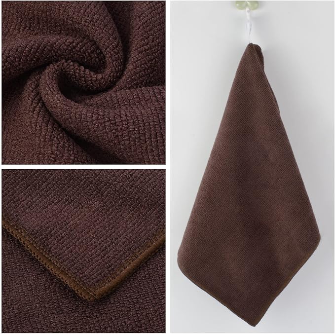 KinHwa Microfiber Dish Cloths for Washing Dishes Ultra Absorbent Dish Rags Fast - Image 4