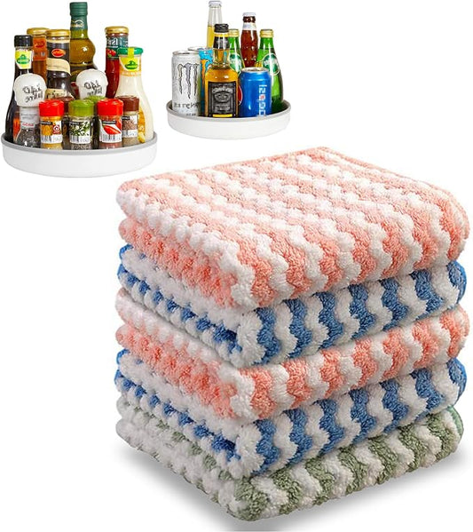 JOYMOOP Microfiber Cleaning Cloth, Absorbent Streak Free Lint Cleaning Cloths by JOYMOOP