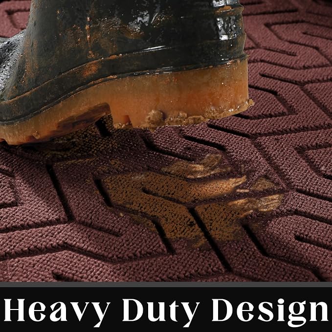 Yimobra Large Door Mat Outside Entrance 47x32, Waterproof Heavy Duty Outdoor - Image 3