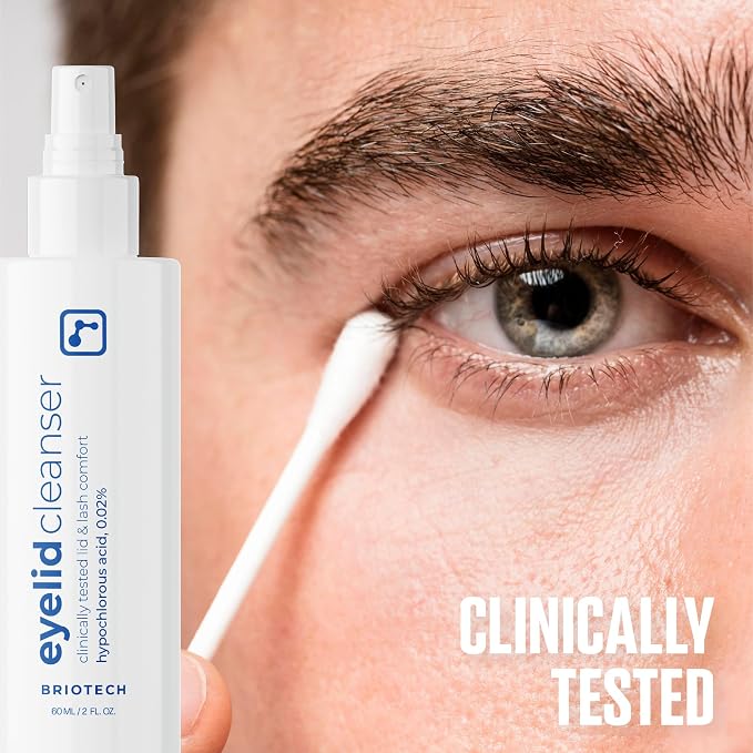 BRIOTECH Eyelid Cleanser, Hypochlorous Acid Spray, Lid & Eyelash Cleanser - Image 4
