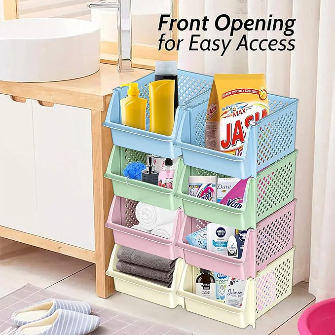 Skywin Plastic Stacking Bins Open Front - Image 6