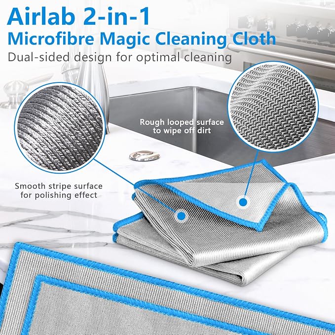 Glass Polishing Cloth Streak Free Miracle Microfiber Cleaning Cloth Lint Free - Image 4