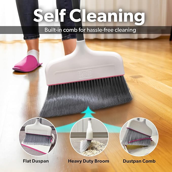 BLACK+DECKER Butler Broom & Dustpan Set - Image 2