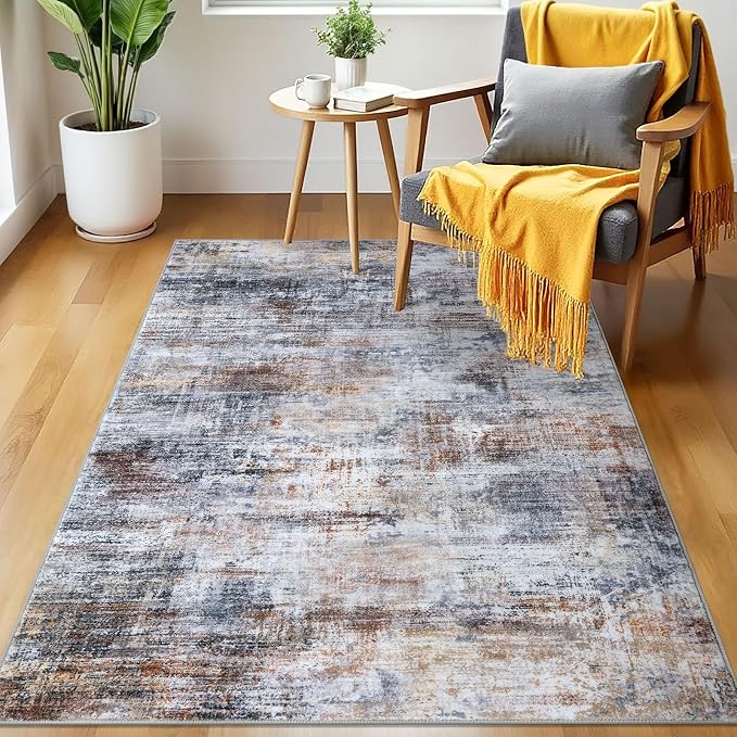 IOHOUZE Abstract Area Rug 3x5 Ft Washable Rugs - Image 8
