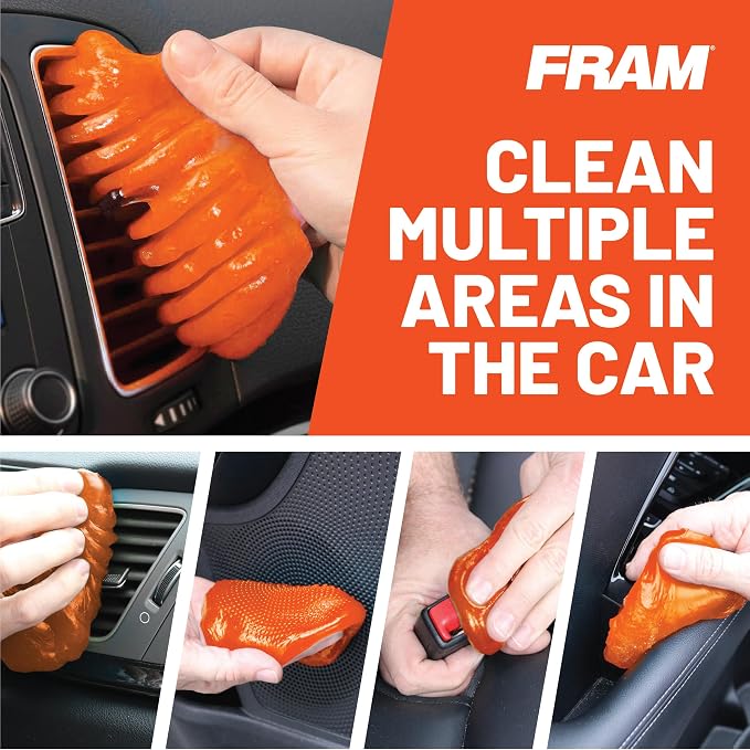 FRAM FEK40007AM Cleaning Gel for Car, Interior Cleaning Slime for Bike - Image 4