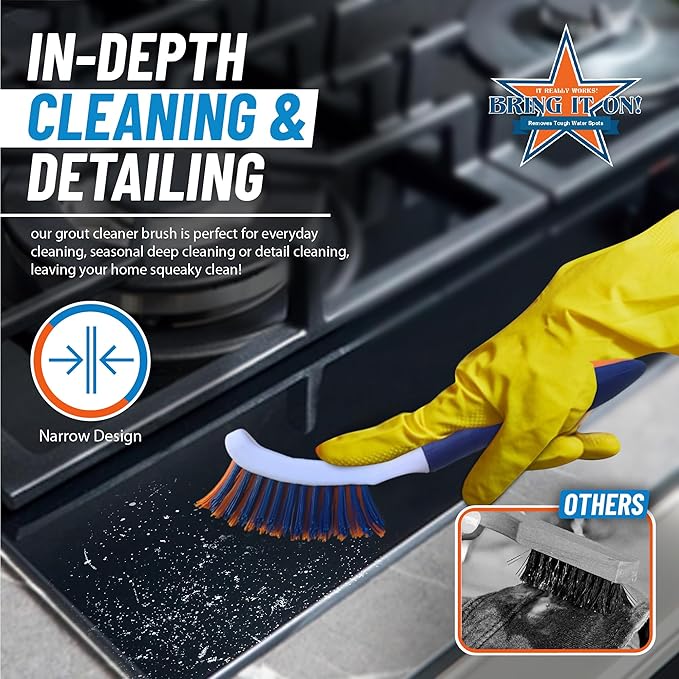Bring It On Grout Cleaning Brush – Crevice Cleaning Brush - Image 5