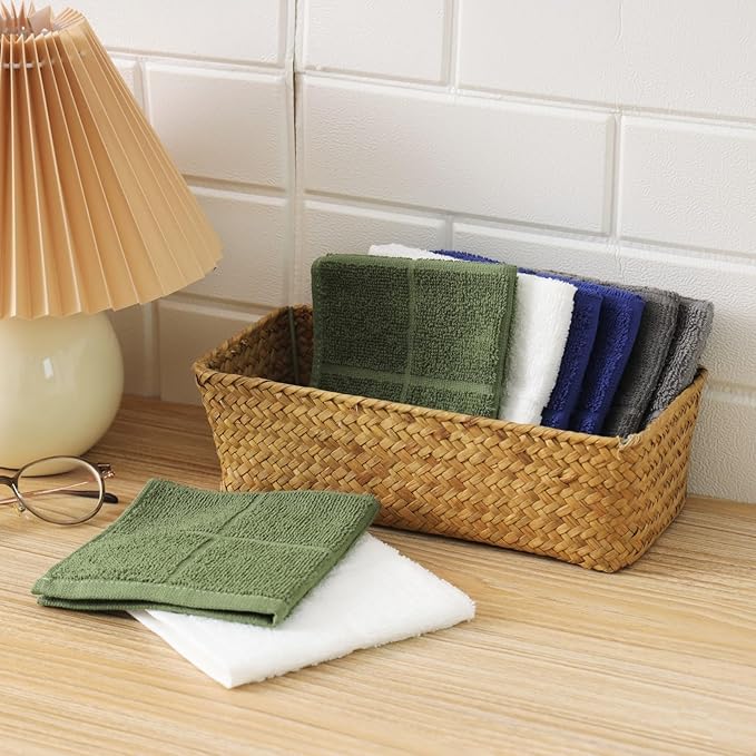 Glynniss Dishcloths Kitchen Highly Absorbent Dish Rags 100% Cotton Dish Cloths - Image 4