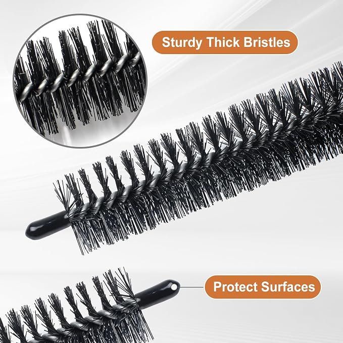 Dryer Cleaner Vent Brush - 70cm or 75cm Long Flexible Dryer Vent Cleaner & - Image 2