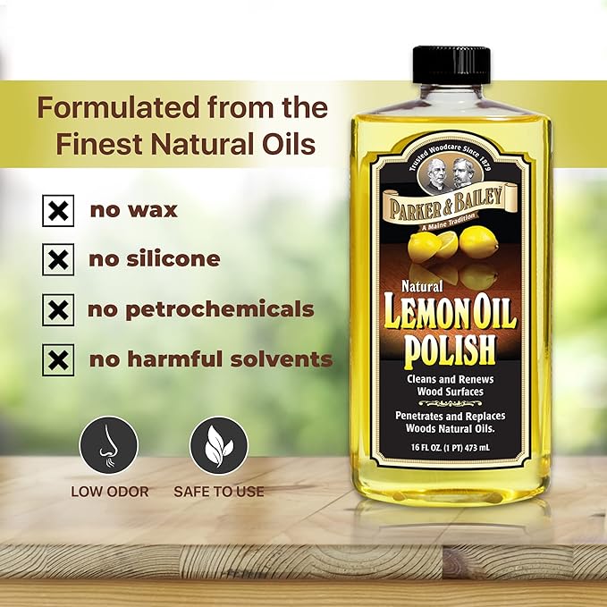 PARKER & BAILEY LEMON OIL POLISH - Image 6