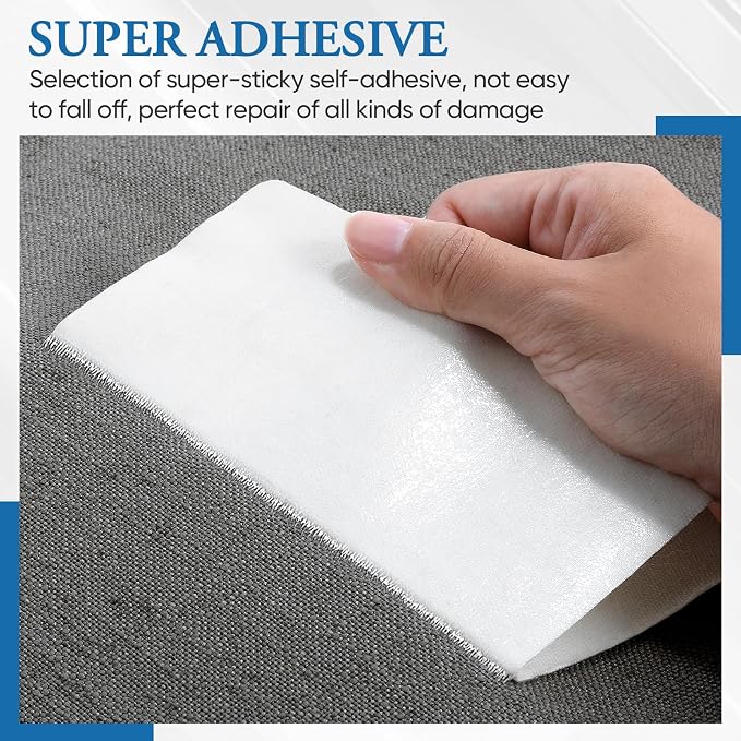 Canvas Patch 5.5 x 8 Inches 6Pcs Self-Adhesive Waterproof Canvas Patch Kit - Image 3