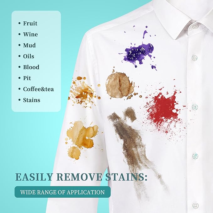 BFWood Laundry Stain Brush, Natural Soft Boar Bristles, Removes Tough Stains - Image 6