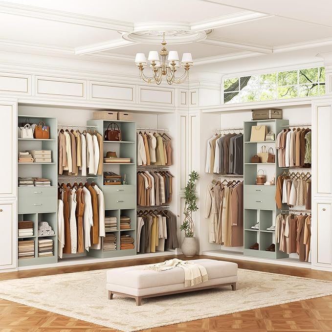 Closet System, 4-8 FT Closet Organizer Tower - Image 2
