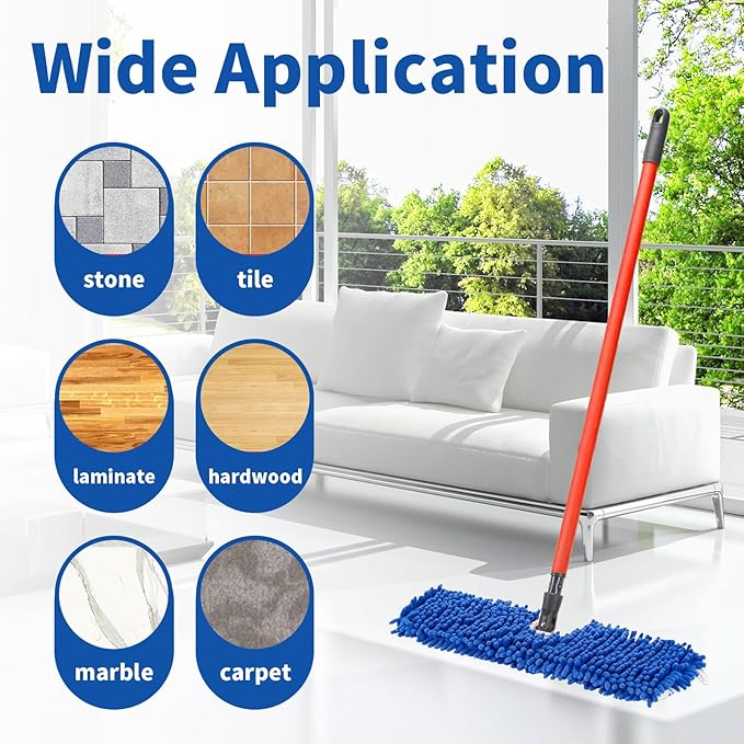 4 Pack Mop Heads Replacements Compatible - Image 7