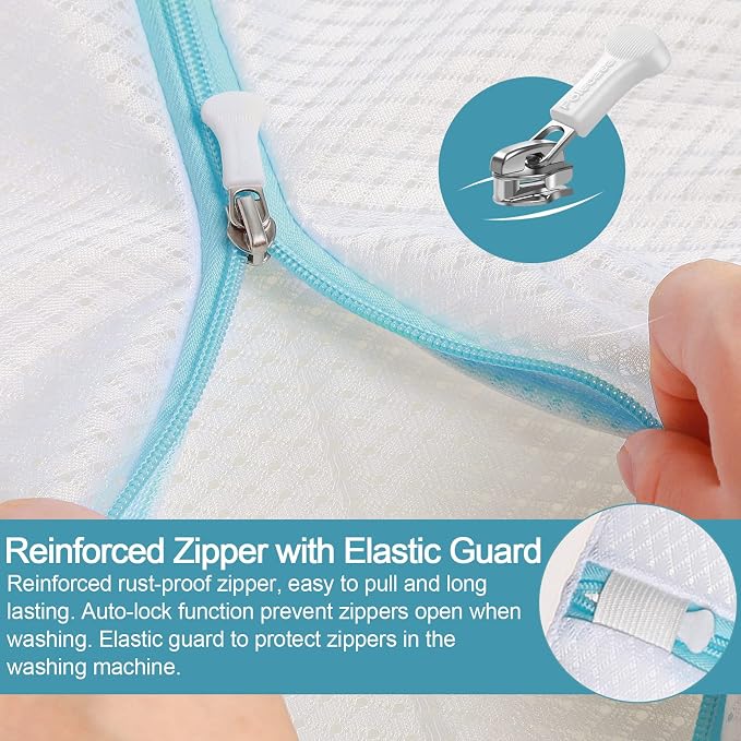 Polecasa 3Pcs Extra Durable 125g Diamond Mesh Laundry Bags - Image 3