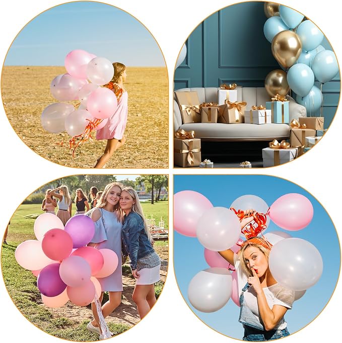 300 PCS Plastic Balloon Clips Ties, H Shape Sealing Clips Reusable Balloon Tie - Image 6
