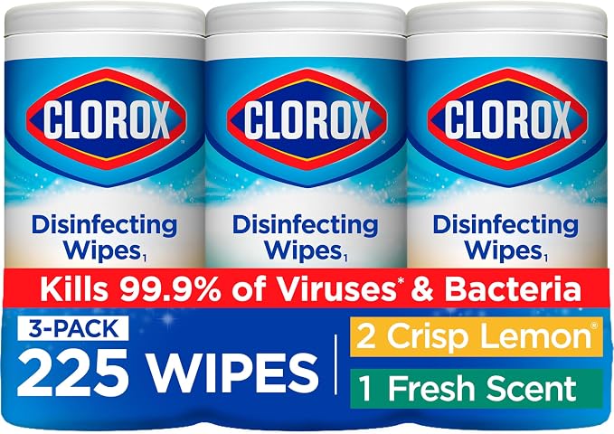 Clorox Disinfecting Wipes Value Pack, Household Essentials by Clorox