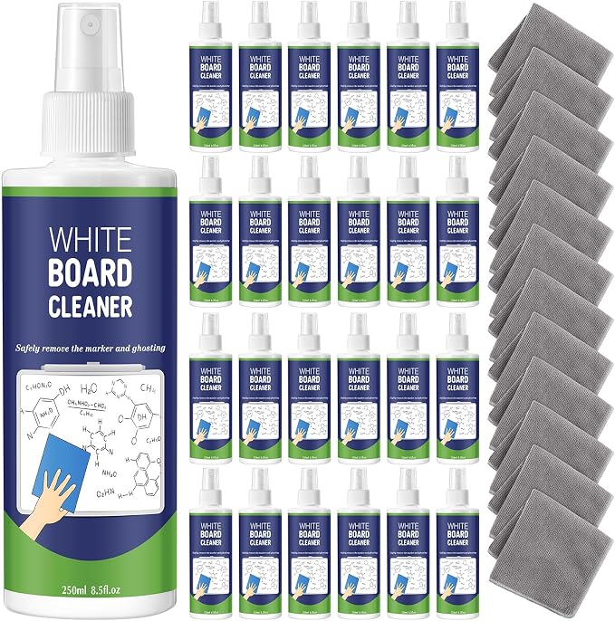24 Pack Non-toxic Whiteboard Cleaner 8.5fl oz Dry Erase Board Cleaner by Dansib