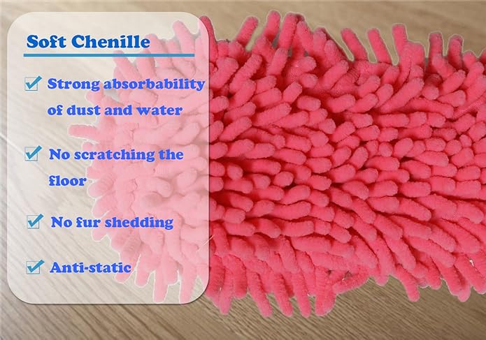 Women's Microfiber Floor Cleaning Mop Slippers - Image 6