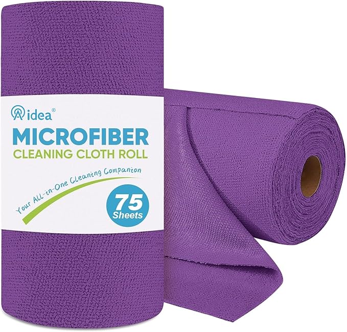 AIDEA Microfiber Cleaning Cloth Roll, Reusable Paper Towels Tear Away Cloth by AIDEAHOME