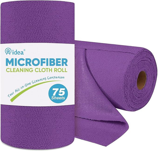AIDEA Microfiber Cleaning Cloth Roll, Reusable Paper Towels Tear Away Cloth by AIDEAHOME