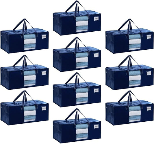 VENO 10 Pack Moving Bags Extra Large Storage Bags by Veno