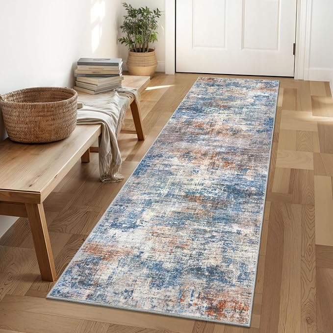 IOHOUZE Abstract Runner Rug 2x6 Ft Washable Runners by iOhouze