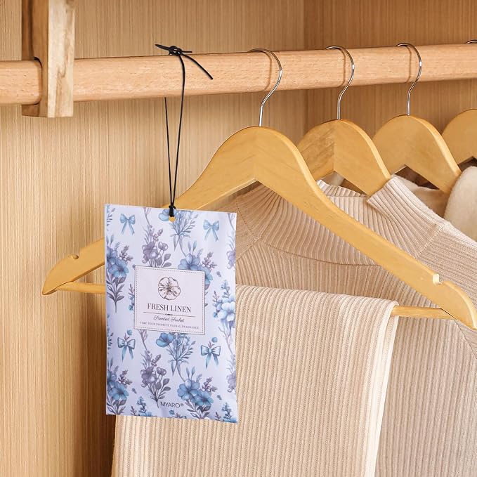 MYARO 20 Packs Fresh Linen Sachets - Image 4