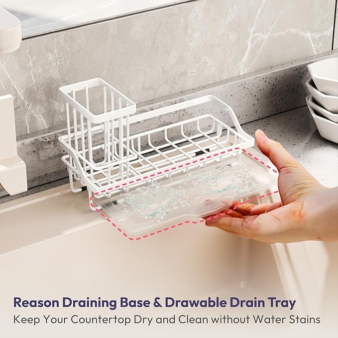 SWTYMIKI Sink Caddy Sponge Holder - Image 5