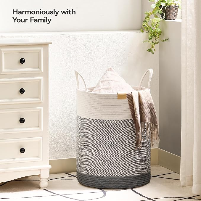 Laundry Hamper 62L, Large Laundry Basket - Image 2